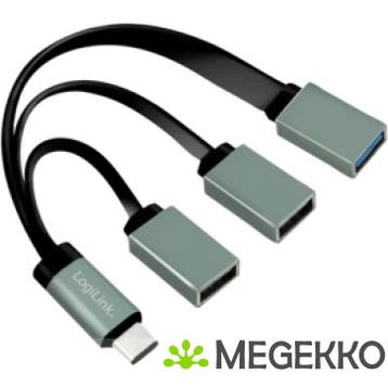 LogiLink UA0315 USB 3.0 (3.1 Gen 1) Type-C 5000Mbit/s naar, Verzenden, Nieuw