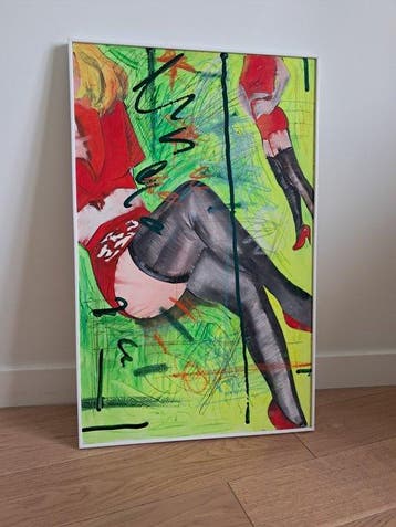 Enrico Manera (1947) - Relax, Antiek en Kunst, Kunst | Schilderijen | Modern