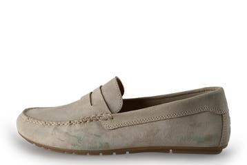 Polo Ralph Lauren Instappers in maat 42 Zilver, Polo Ralph Lauren, Overige kleuren, Verzenden, Instappers