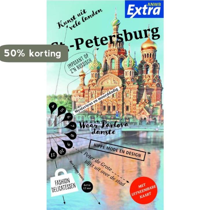 St. Petersburg / ANWB Extra 9789018045357 Eva Gerberding, Boeken, Reisgidsen, Zo goed als nieuw, Verzenden