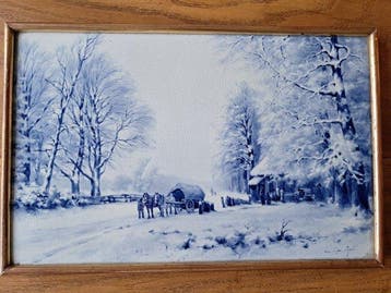 De Porceleyne Fles, Delft - Wandbord - Delft blue -