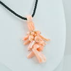 Koraal - Zilver, Verguld - Hanger - CORALLO ROSATO, Verzamelen, Nieuw