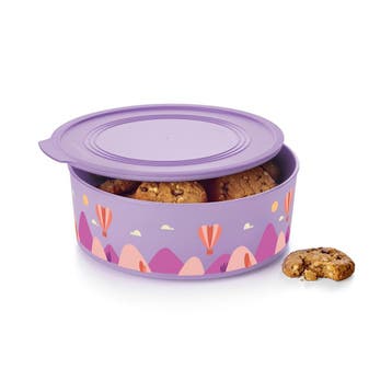 Tupperware ClickPlus Koektrommel Paars, Verzenden, Nieuw
