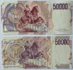 Italië. - 2 x 50.000 Lire Bernini I e II tipo - Gigante BI