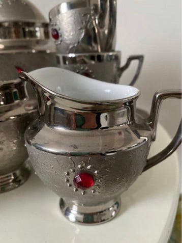 Hertel, Jacob & Co - Theeservies (15) - Porselein,