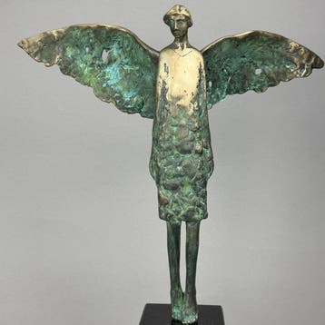 J. Zak (XX-XXI) - The Angel -SHe - bronze.