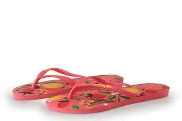 Havaianas Slippers in maat 37 Blauw, Slippers, Zo goed als nieuw, Havaianas, Verzenden