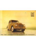 1949 FIAT 500C BROCHURE ENGELS (US), Nieuw