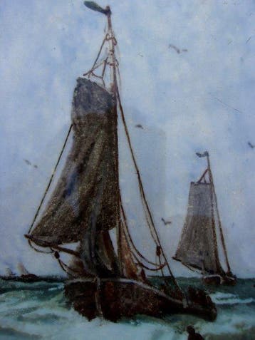 Tegel - Rozenburg, Den Haag - 1900-1910 - Na H.W. Mesdag