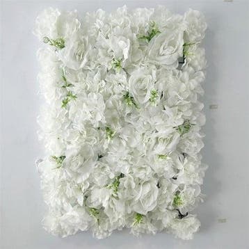 Flowerwall 40x60 cm E Wit Roos Hortensia, Nieuw