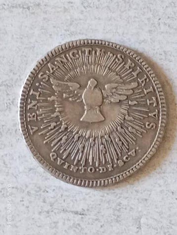 Italie, États Pontificaux 1/5 scudo 1769