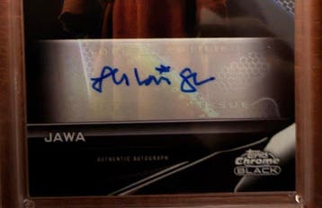 Topps - 1 Graded card - Star Wars Gesigneerde kaart - AI