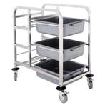 Afruimwagen | RVS | 3 Niveaus (Afruimbakken) + 2 Niveaus, Zakelijke goederen, Horeca | Keukenapparatuur, Verzenden, Nieuw in verpakking