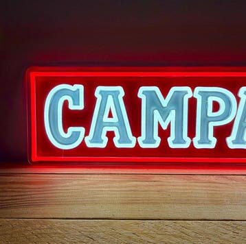 Campari - Neonlichtbord - plexiglas, Antiek en Kunst