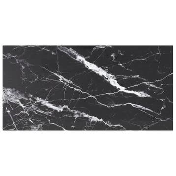 vidaXL Tafelblad 100x50 cm 6 mm gehard glas met marmeren, Huis en Inrichting, Verzenden, Nieuw