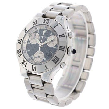 Cartier - 21 Chronoscaph - 2424 - Heren - 2000-2010, Nieuw