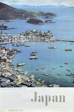 Mitsumura - Affiche touristique originale Japon – Tomo (mer, Antiek en Kunst