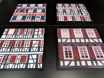 Fabio Accorrà - The colors of german houses - Framed