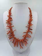 Zonder minimumprijs - Halsketting Koraalketting met vertakt, Nieuw