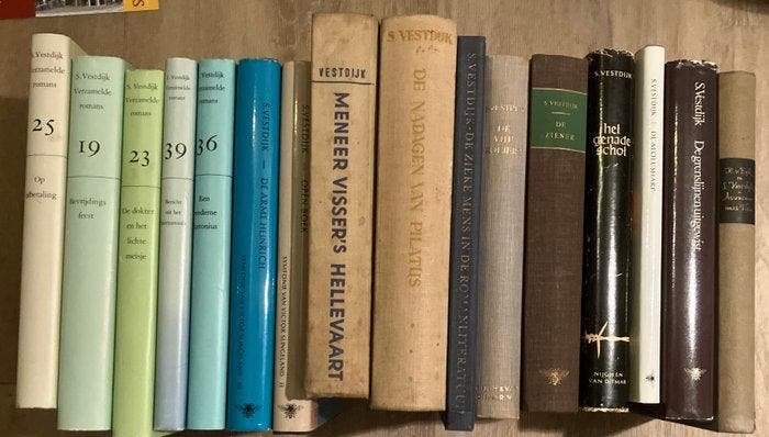 Simon Vestdijk - Eerste drukken + verzamelde romans en, Antiek en Kunst, Antiek | Boeken en Manuscripten