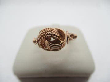 Ring - 14 karaat Geel goud, Handtassen en Accessoires, Nieuw