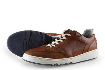 Floris van Bommel Sneakers in maat 47 Cognac, Kleding | Heren, Schoenen, Overige kleuren, Verzenden, Floris van Bommel, Zo goed als nieuw
