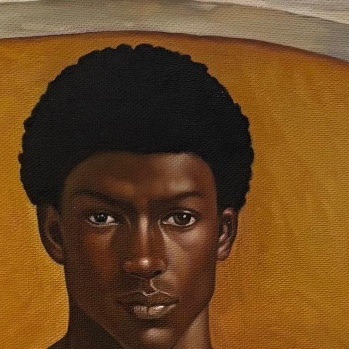 Valentin - Le sage et la panthere, Antiquités & Art, Art | Peinture | Moderne