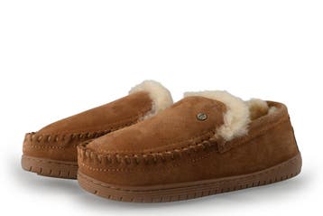 Wambat Australia Pantoffels in maat 43 Cognac, Kleding | Heren, Schoenen, Wambat Australia, Overige kleuren, Verzenden, Zo goed als nieuw