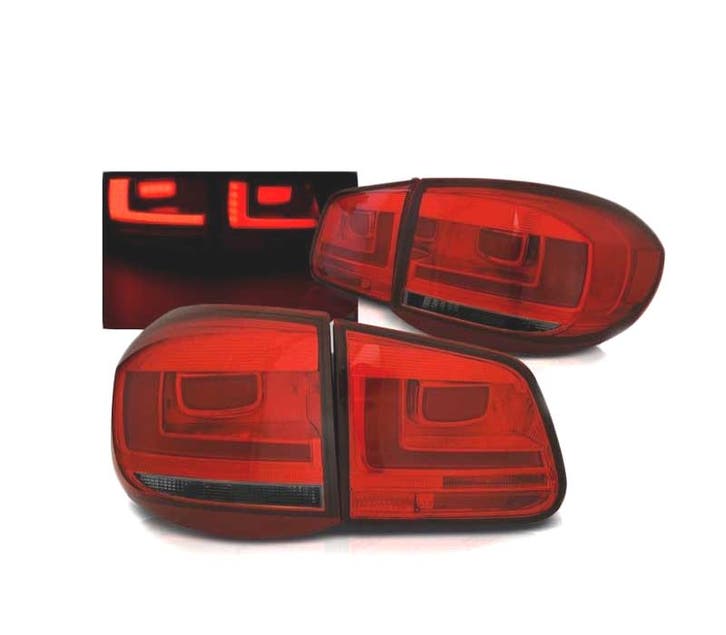 FEUX ARRIÈRE POUR VOLKSWAGEN VW TIGUAN 07-11 LED BAR ROUGE F, Autos : Pièces & Accessoires, Éclairage, Envoi