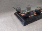 Salontafel - Glas, hard hout, Nieuw
