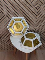 IKEA - Plafondlamp (2) - Glas, Metaal - Vintage ontwerp uit