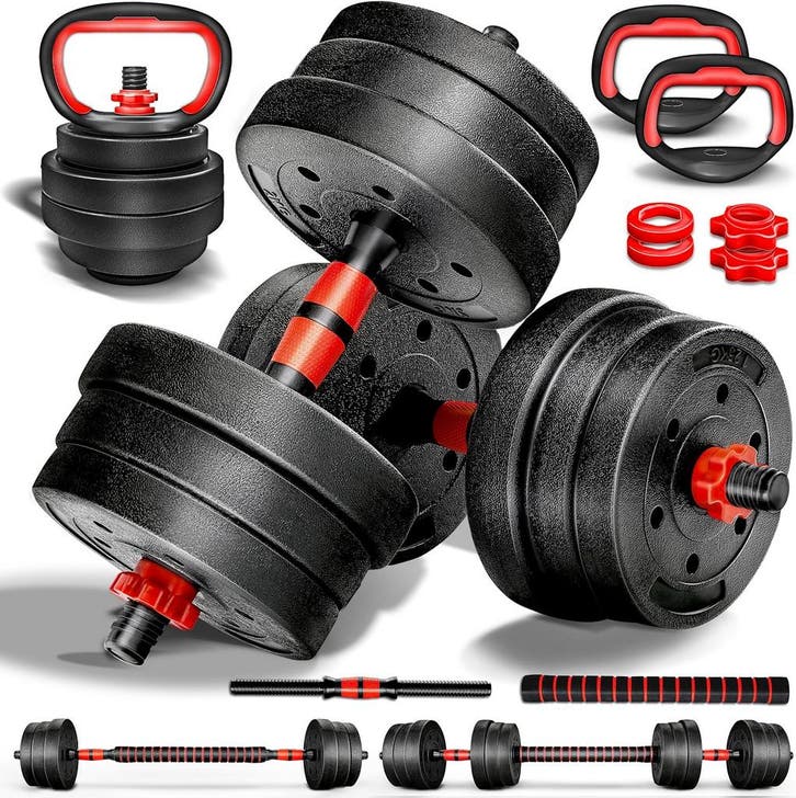 Dumbells set - Gewichten set - Halterset - Verstelbaar - 20, Sports & Fitness, Équipement de fitness, Envoi