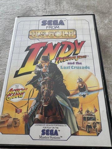 Sega - Master System - Indiana Jones - Videogame - In