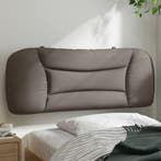 vidaXL Hoofdbordkussen Hvar 100 cm stof taupe, Verzenden