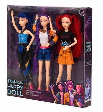 Fashion Happy Doll - Barbiepop Rumi , Zoey . Mira -