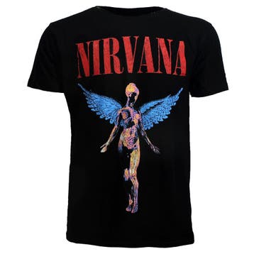 Nirvana In Utero Angelic T-Shirt - Officiële Merchandise, Nieuw