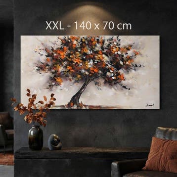Monika Spiewak - Tree - Oil Painting Stretched On The Frame