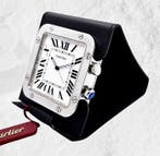 Reisklok - Cartier Santos - Modern Staal - 2000-2010 -, Antiek en Kunst