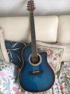 Harley Benton - HBO-600-TBS - - Guitare électro-acoustique -, Nieuw