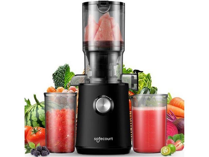 Safecourt Kitchen SJ400 - Slowjuicer - Cold Press, Electroménager, Extracteurs de jus, Envoi