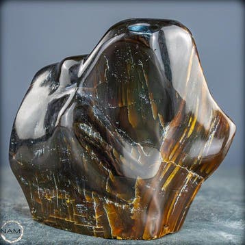 Ambre indonésien naturel – Forme libre rare avec des