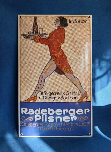 abis Objektausstattung GmbH - Radeberger Pilsner Emaillebord