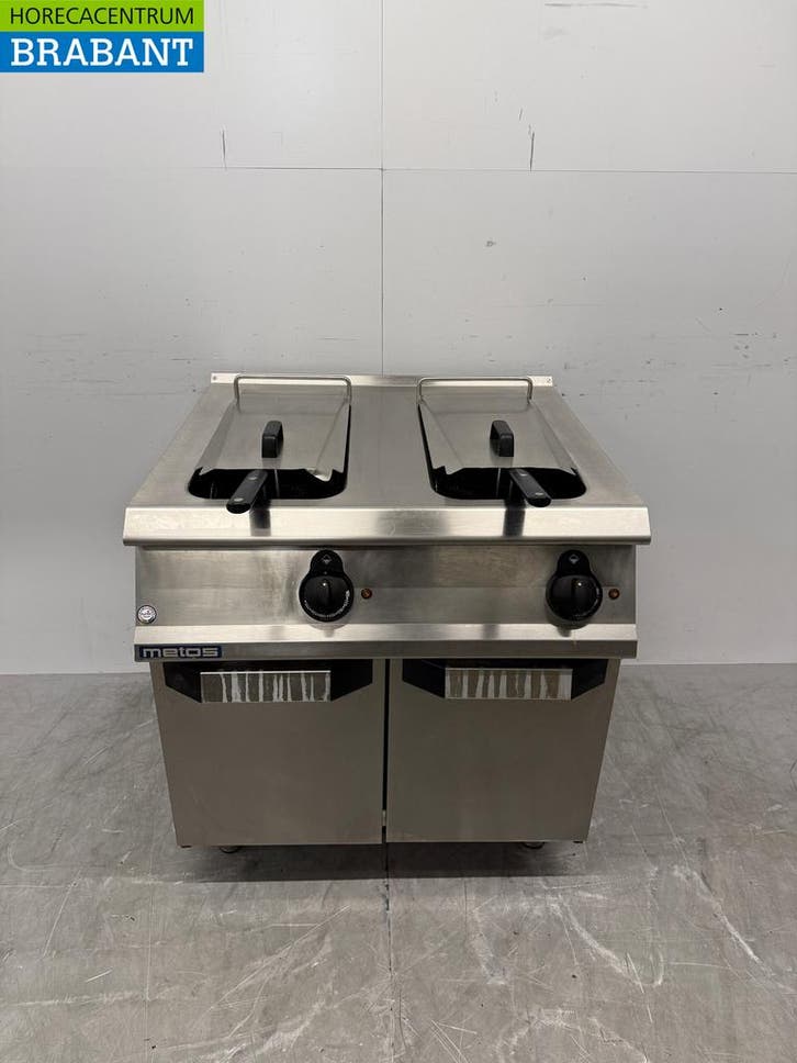 Friteuse double Metos en acier inoxydable 2 x 15 litres 400V, Articles professionnels, Horeca | Autre, Envoi