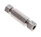 Raccord à compression à souder droit en acier inoxydable 12L, Verzenden