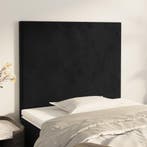 vidaXL Hoofdbord zwart 90x5x118/128 cm fluweel, Verzenden