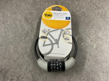 Veiling - 6x Yale fietsslot met cijfercode 120cm, Nieuw