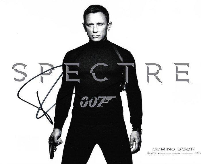 James Bond 007 - Autographed Photo Spectre James Bond 007, Verzamelen, Film en Tv