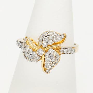 Ring - 14 karaat Geel goud, Handtassen en Accessoires, Nieuw
