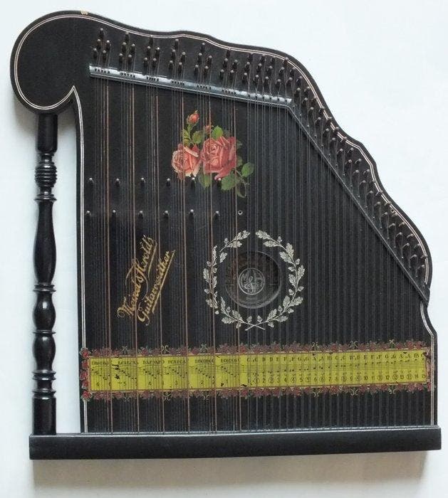 Meinel et Herolds - Guitarrenzither - - Citer - Duitsland -, Muziek en Instrumenten, Blaasinstrumenten | Blokfluiten