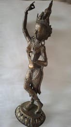 Statue de Bouddha en bronze - hauteur 50 cm. - Asie (Sans, Antiquités & Art